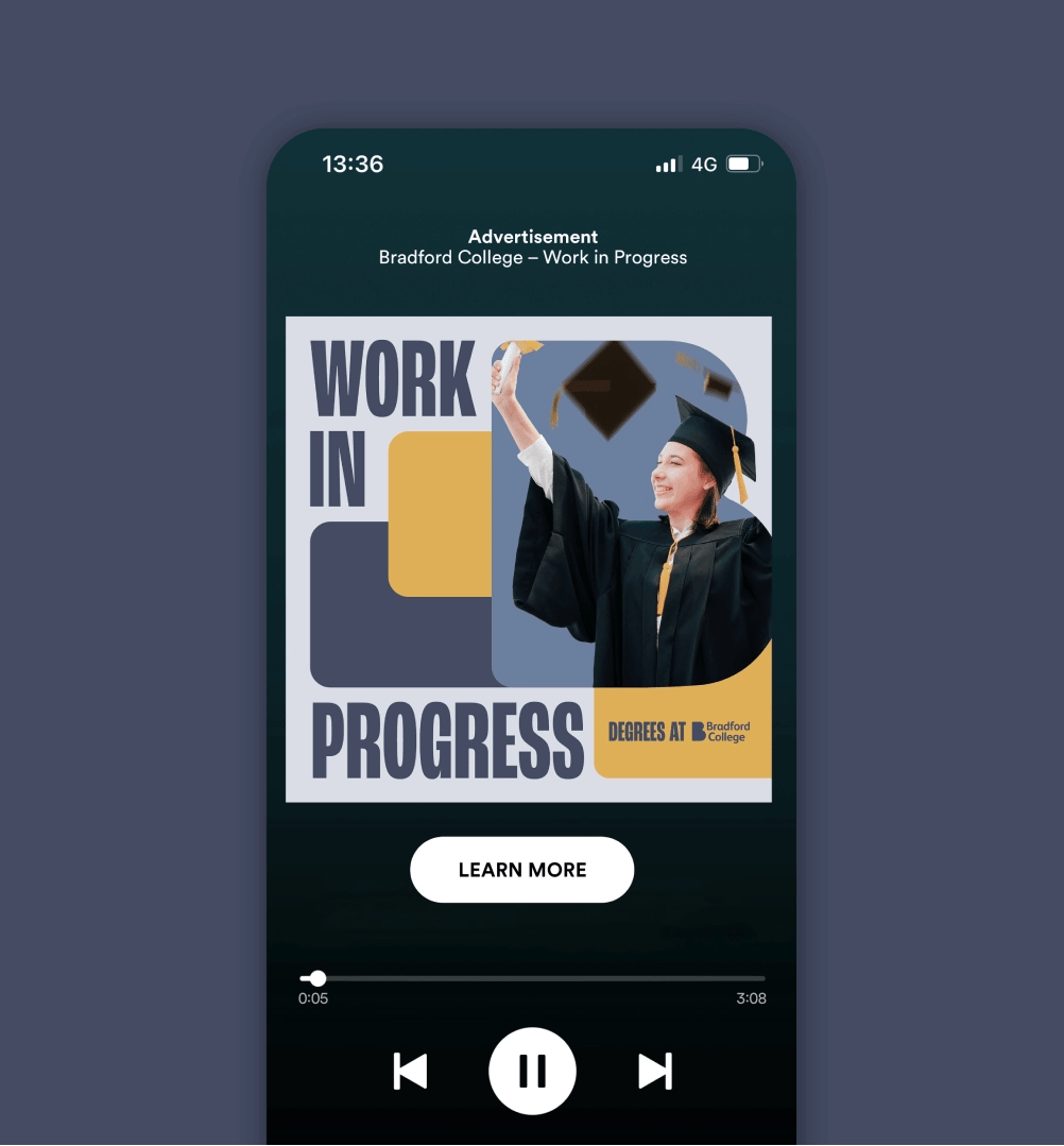 Another mock up of one of the Spotify ads.
